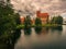 Trakai, Lithuania: Island Castle in the sunset