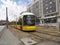 Tram in the Alexanderplatz in Berlin Germany