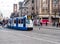 Tram in Amsterdam, Netherlands