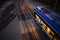 Tram in the evening rushes