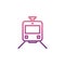 tram icon. Element of web icons for mobile concept and web apps. Nolan style tram icon can be used for web and mobile apps