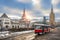 Tram at Kazansky railway station