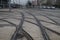 Tram lines in Vienna city