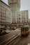 Tram on Milano streets