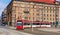 Tram near railway station in Nuremberg