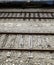 Tram rails iron