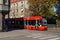 Tram in the street