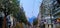 Trams circulate through the empty streets of Grenoble during the quarantine period, France, March 2020