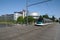 Tramway in European Parliamant distric of Strasbourg
