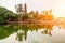 Tran Quoc pagoda in the morning, the oldest temple in Hanoi, Vietnam.