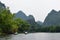 Trang An landscape complex, famous for its limestone karst peaks in Vietnam