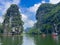 Trang An River Ninh Minh and Bai Dinh Mountain ranges in Vietnam