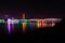Trang Tien bridge by night