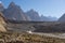 Trango tower family, Lobsang spire and Baltoro glacier, K2 trek, Pakistan