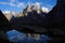 Trango Towers from Urdukas - sunrise