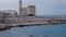 Trani - Overview of the cathedral from the pier