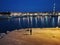 Trani - Tourist at the Santa Lucia pier