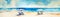 Tranquil Beach Scene: Watercolor Artistry