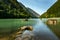 Tranquil Diablo Lake in the North Cascades National Park, Washington