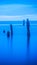 Tranquil ocean water seascape blue wallpaper