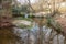 Tranquil pool and cascade of the Tenes river.