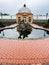 Tranquil pool at the New Orleans Botanical Garden in Louisiana, United States