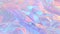 Tranquil ripples of a pastel holographic fabric landscape. AI generated