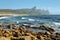 Tranquil rocky beach in Cape peninsula