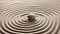 Tranquil scene of rippled water reflects harmony generated by AI