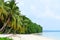 Tranquil Seascape - White Sandy Beach with Azure Water with Lush Green Palm Trees - Vijaynagar, Havelock, Andaman Nicobar, India