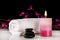 Tranquil Spa Retreat: Aromatherapy Candle and Relaxation