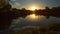 Tranquil Sunrise over Lake Time Lapse