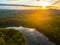 Tranquil Sunset Over Serene Lake