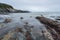 Tranquil View over Rocks, Polridmouth Cove, Gribbin Head, Cornw