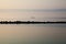 Tranquil Waterscape at Dawn with Island View in Ohio