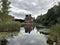 Tranquility at pond with reflections