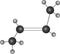 Trans 2-Butene C4H8 Organic Compound Molecular Structure