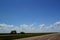 Trans-Canada Highway heading west of Calgary, Alberta, Canada - An Endless road / journey / roadtrip / adventure