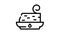 trans fat line icon animation