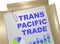 Trans Pacific Trade concept