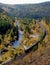 The TRANS-Siberian railway at the river Olkha in the Baikal region