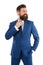 Transactions That Drive Commerce. Businessman concept. Confident businessman handsome bearded man formal suit