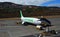 Transavia France` s Boeing 737-800 being loaded at  Madeira-Funchal Airport.