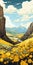 Transcendent Badlands: A Hyper-detailed Landscape Inspired By Becky Cloonan And Alexandre Calame