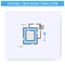 Transdermal patches line icon. Editable