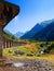 Transfagarasan mountain road and bridge