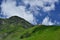 Transfagarasan road on Fagaras mountain , Romania