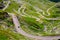 Transfagarasan road in Romania