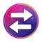 Transfer arrow icon creative trendy colorful round button illustration