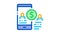 transfer money to person via phone Icon Animation